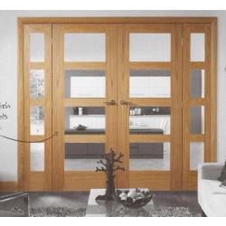 Oak Shaker Easi-Frame Room Divider (double doors)