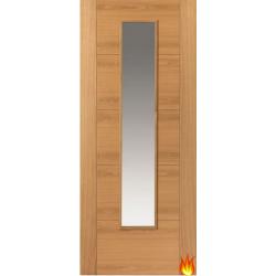 Emral Oak Internal Glazed Fire Door FD30 (pre-finished)