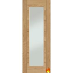 Palermo Original 1-Light Fire Door (FD30) with Clear Glass (un-finished)