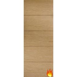 Lille Pre-finished Internal Oak Fire Door