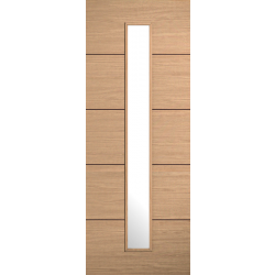 Lille Pre-finished Glazed Internal Oak Door