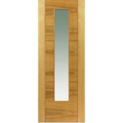 Mistral Internal Oak Glazed Door (pre-finished)
