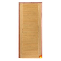 Ostria Oak PAS 24 Fire-Resistant Flat Entrance Door Set