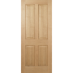 Regency 4 Panel Internal Oak Door (non-RM)