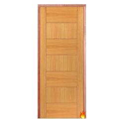 Sirocco Oak PAS 24 Fire-Resistant Flat Entrance Door Set