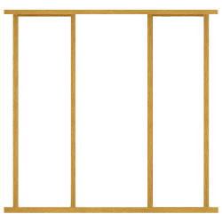 Adjustable Single Door Sidelight Oak Effect Frame Kit (mortice & tenon)