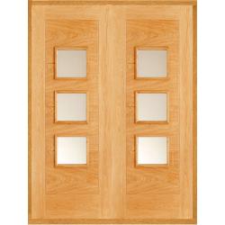 Oak Monza Double Front Doors