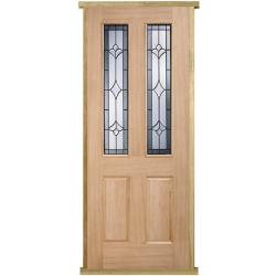 Oak Salisbury Pre-hung Door Set