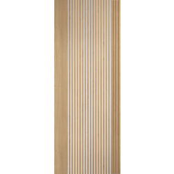 Melbourne Oak Internal Door with Clear Glass (pre-finished)