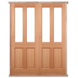 Malton Hardwood PreHung Oak Double/French Doors