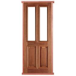 Derby Hardwood (62mm mid stile) Pre-hung Door Set (unglazed)