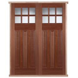 Pattern 664 Hardwood PreHung Oak Double/French Doors