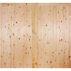 Framed Ledged & Braced Redwood Garage Doors