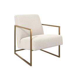 Ritz Beige and Gold Chair