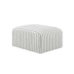 Ryder Chalk Stripe Pouffe