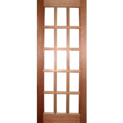 SA 15-Light External Hardwood Door (unglazed)