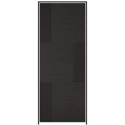 Seis Charcoal Black Prehung Internal Door