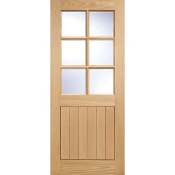 Cottage 6-Light External Solid Oak Door