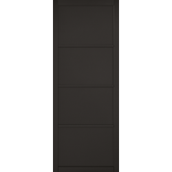 Soho 4 Panel Black (pre-finished) Internal Door