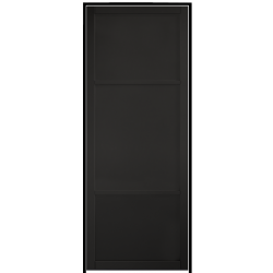Sutton Black Prehung Internal Door