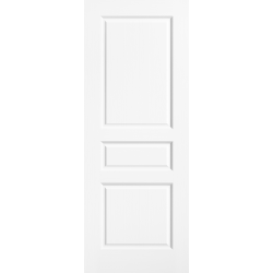 Texture 3 Panel White Primed Internal Door