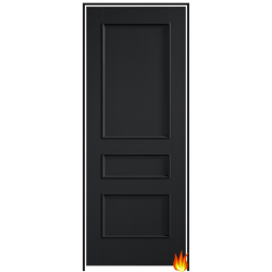 Toledo Charcoal Black Prehung Internal Fire Door