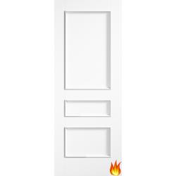 Toledo 3 Panel White Primed Fire Door (FD30)