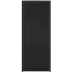 Tribeca Black Prehung Internal Door