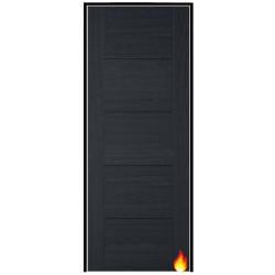 Vancouver Charcoal Black Prehung Internal Fire Door
