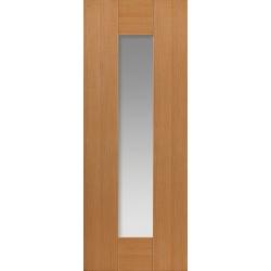 Axis Internal Oak Door with Clear Glass