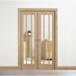 4' Oak Lincoln Room Divider Set