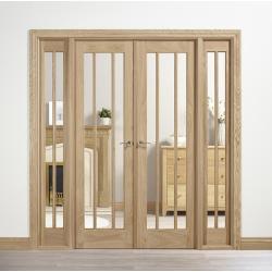 6' Oak Lincoln Room Divider Set
