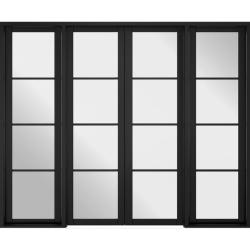 Soho W8 Black Room Divider
