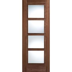 Vancouver Glazed Internal Walnut Door (pre-finished)