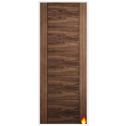 Vancouver Walnut Prehung Internal Fire Door