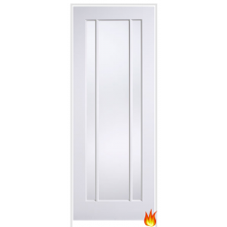 Lincoln Primed White Prehung Fire Door (FD30)