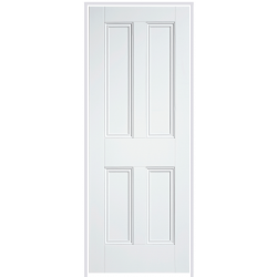 Nostalgia 4P White Prehung Internal Door