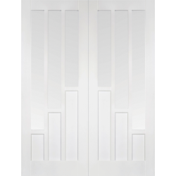 Coventry White Primed Internal Door Pair