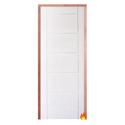 Apollo White Primed PAS 24 Fire-Resistant Flat Entrance Door Set