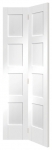 Shaker 4 Panel White Bi-fold Door