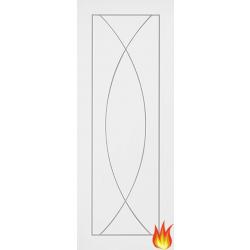 Pesaro White Primed Internal Fire Door (FD30)
