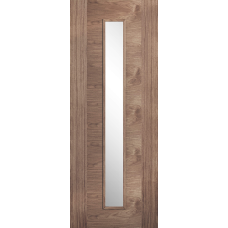 Sofia Glazed Internal Walnut Door (pre-finished)