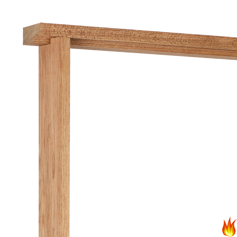 Hardwood Fire (FD30) Door Lining (with intumescent groove)