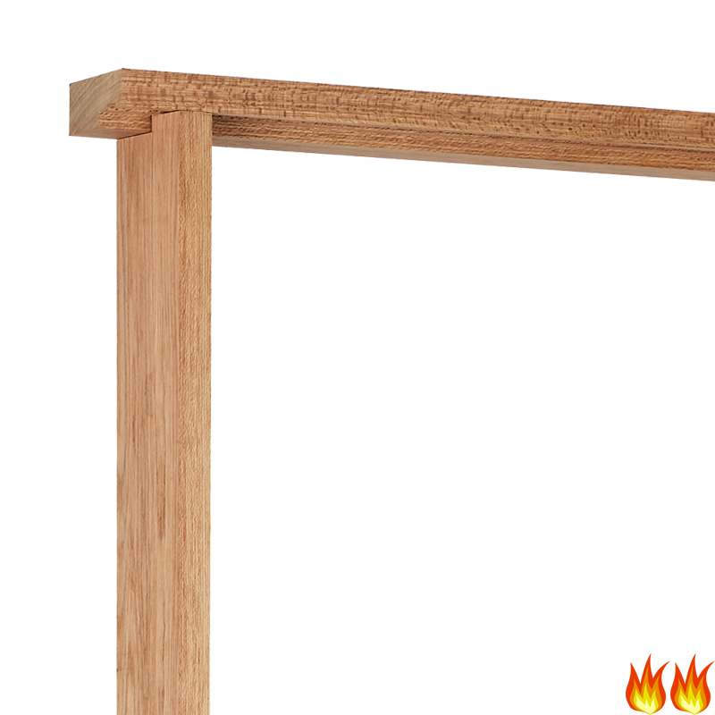 Hardwood Fire (FD60) Door Lining (with intumescent groove)