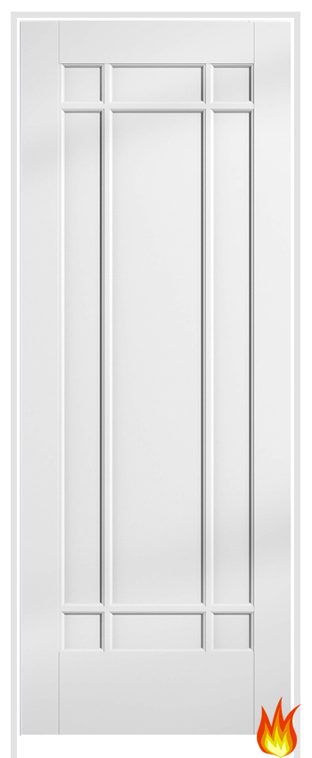 Manhattan Primed White Prehung Internal Fire Door (FD30)