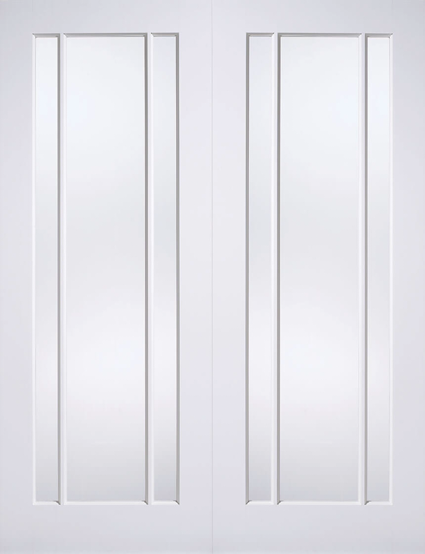 Lincoln White Primed Internal Door Pair
