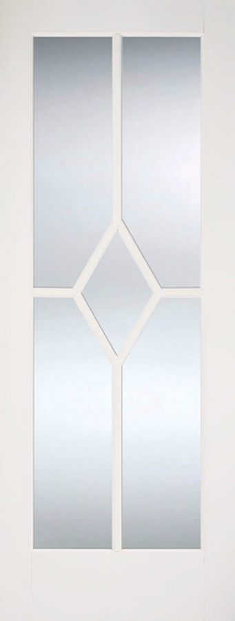 Reims Glazed White Internal Door