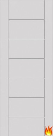 Palomino White Primed Internal Fire Door