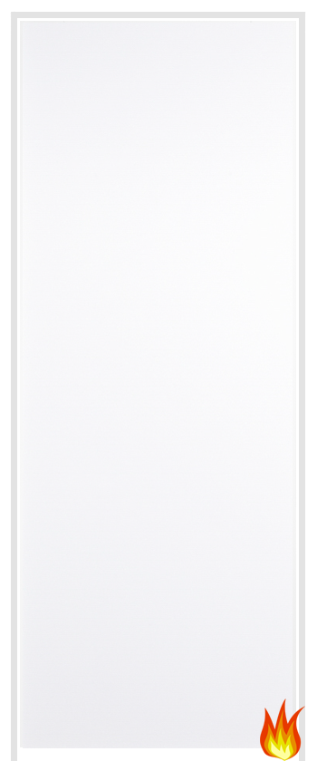 Flush Primed White Prehung Internal Fire Door (FD30)