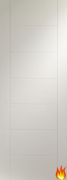 Palermo White Primed Internal Fire Door (FD30)